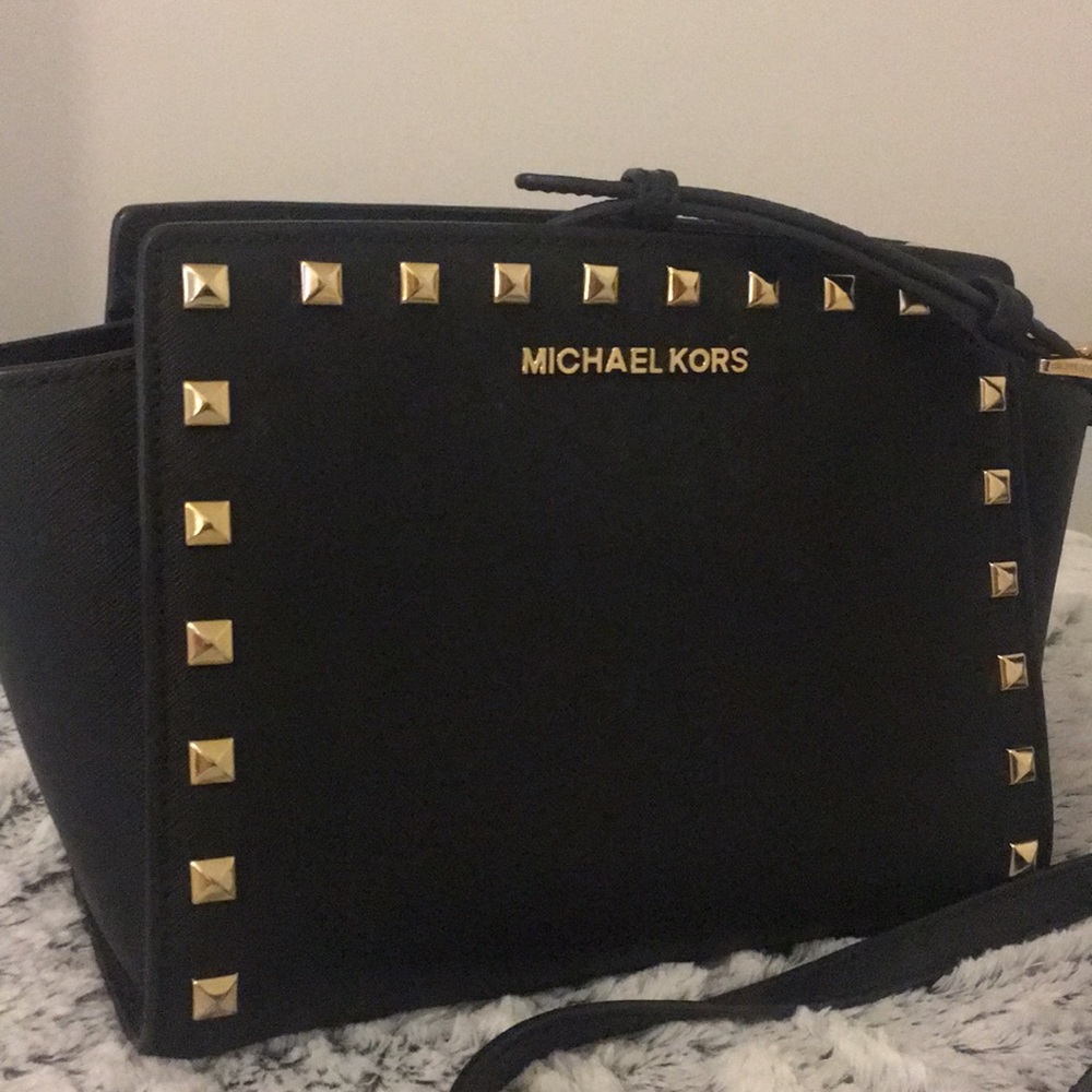 Michael Kors studded cross body bag